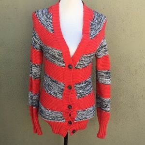 Hive & Honey Red striped sweater sz XS
